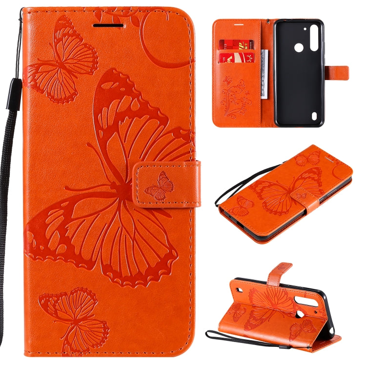 3D Butterflies Embossing Pattern Horizontal Flip Leather Case with Holder & Card Slot & Wallet, For LG V60, For Motorola Moto G Power, For Motorola Moto G8 Power Lite