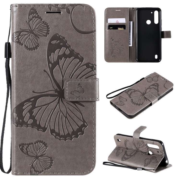 3D Butterflies Embossing Pattern Horizontal Flip Leather Case with Holder & Card Slot & Wallet, For LG V60, For Motorola Moto G Power, For Motorola Moto G8 Power Lite