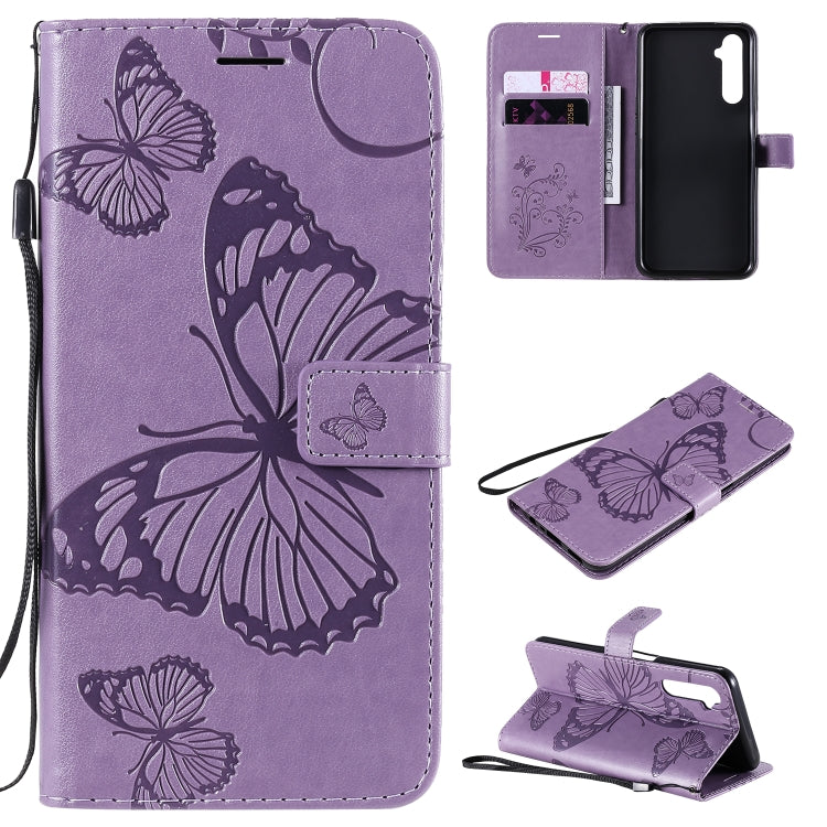 3D Butterflies Embossing Pattern Horizontal Flip Leather Case with Holder & Card Slot & Wallet, For OPPO Realme 6, For Nokia 1.3, For Nokia 2.3