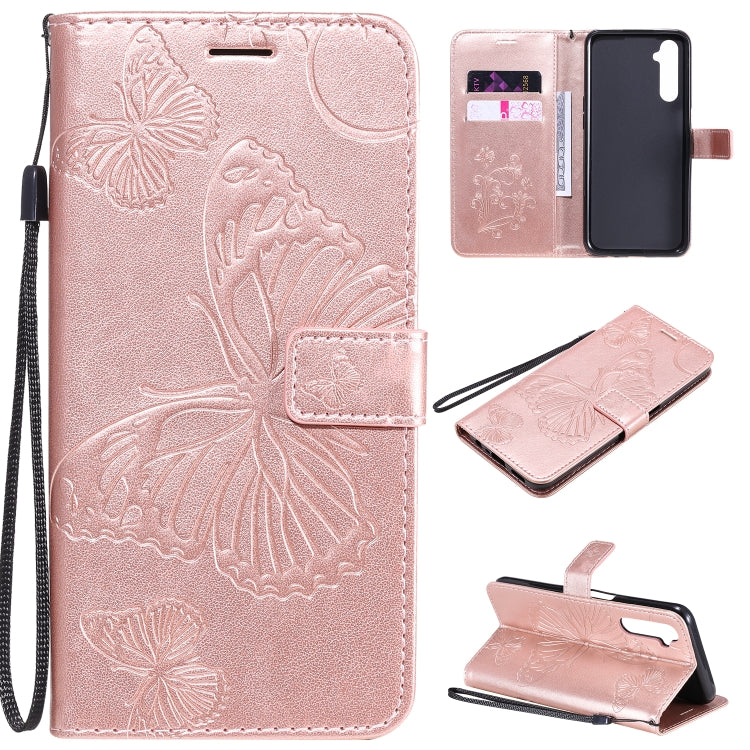 3D Butterflies Embossing Pattern Horizontal Flip Leather Case with Holder & Card Slot & Wallet, For OPPO Realme 6, For Nokia 1.3, For Nokia 2.3