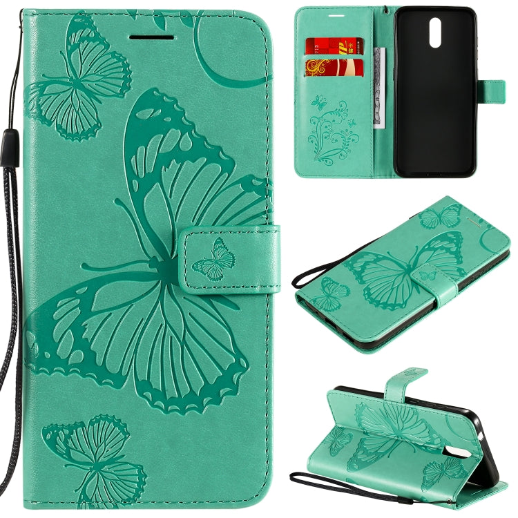3D Butterflies Embossing Pattern Horizontal Flip Leather Case with Holder & Card Slot & Wallet, For OPPO Realme 6, For Nokia 1.3, For Nokia 2.3