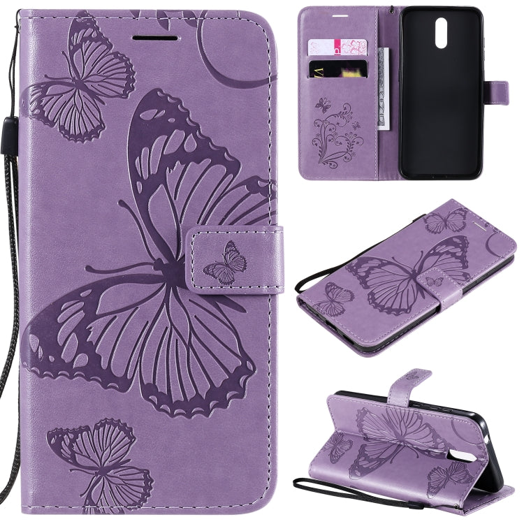 3D Butterflies Embossing Pattern Horizontal Flip Leather Case with Holder & Card Slot & Wallet, For OPPO Realme 6, For Nokia 1.3, For Nokia 2.3