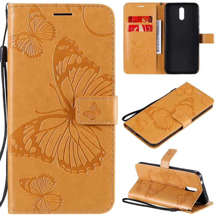 3D Butterflies Embossing Pattern Horizontal Flip Leather Case with Holder & Card Slot & Wallet, For OPPO Realme 6, For Nokia 1.3, For Nokia 2.3