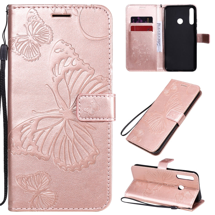 3D Butterflies Embossing Pattern Horizontal Flip Leather Case with Holder & Card Slot & Wallet, For Huawei Y7P / P40 Lite E / Honor 9C, For Huawei P Smart(2020), For Huawei Y5P / Honor 9s