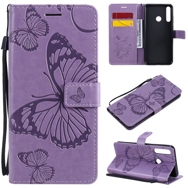 3D Butterflies Embossing Pattern Horizontal Flip Leather Case with Holder & Card Slot & Wallet, For Huawei Y6P, For Huawei Honor 9A, For Huawei Honor 30 Pro / 30 Pro Plus