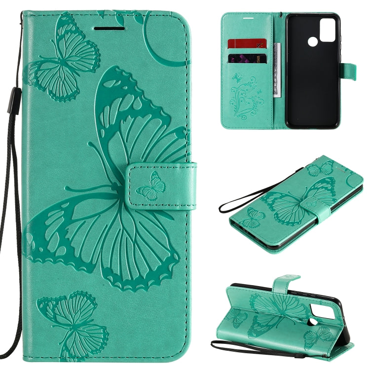 3D Butterflies Embossing Pattern Horizontal Flip Leather Case with Holder & Card Slot & Wallet, For Huawei Y6P, For Huawei Honor 9A, For Huawei Honor 30 Pro / 30 Pro Plus
