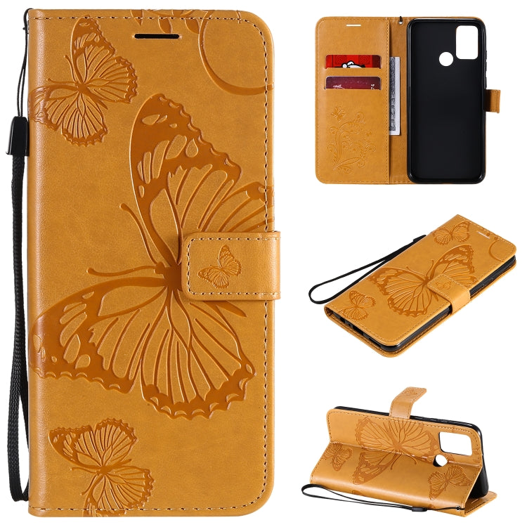 3D Butterflies Embossing Pattern Horizontal Flip Leather Case with Holder & Card Slot & Wallet, For Huawei Y6P, For Huawei Honor 9A, For Huawei Honor 30 Pro / 30 Pro Plus
