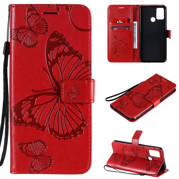3D Butterflies Embossing Pattern Horizontal Flip Leather Case with Holder & Card Slot & Wallet, For Huawei Y6P, For Huawei Honor 9A, For Huawei Honor 30 Pro / 30 Pro Plus