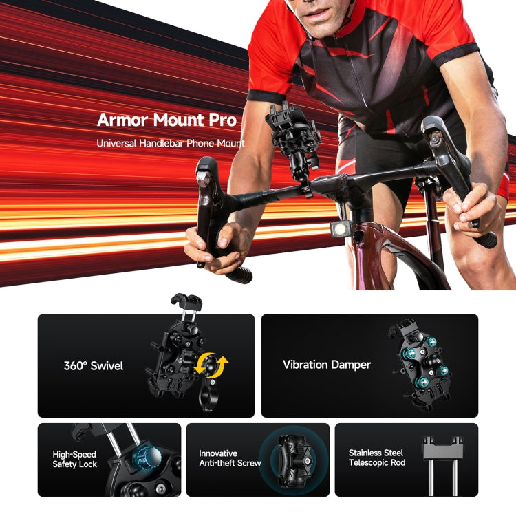 Ulefone Armor Mount Pro AM01 Universal Bicycle Handle Phone Holder, AM01