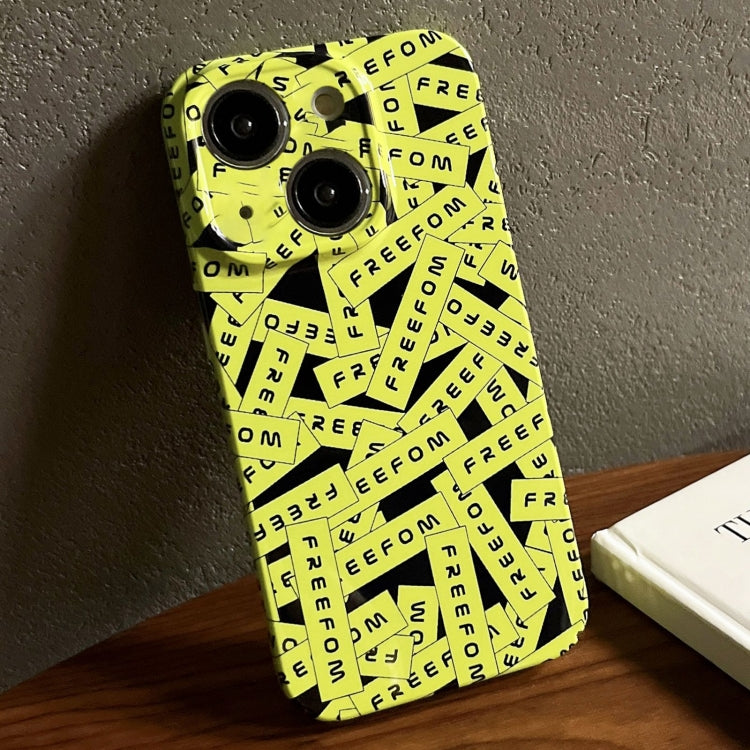 Painted Pattern Precise Hole PC Phone Case, For iPhone 14 Plus