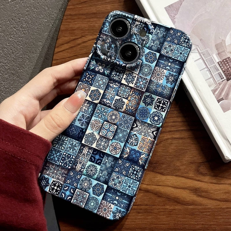 Painted Pattern Precise Hole PC Phone Case, For iPhone 14 Plus