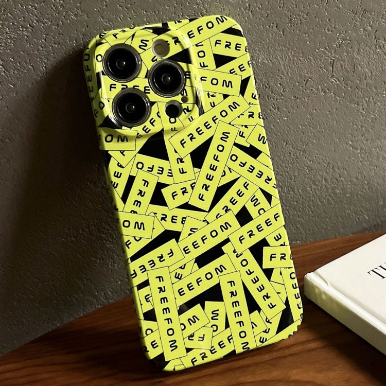 Painted Pattern Precise Hole PC Phone Case, For iPhone 14 Pro