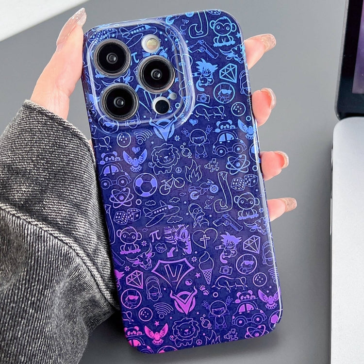 Painted Pattern Precise Hole PC Phone Case, For iPhone 14 Pro Max