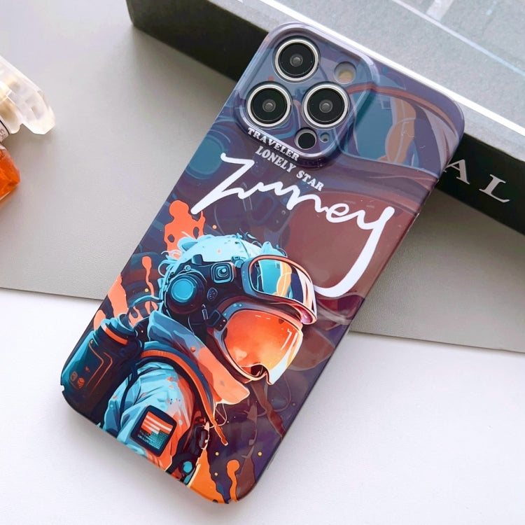 Painted Pattern Precise Hole PC Phone Case, For iPhone 14 Pro Max