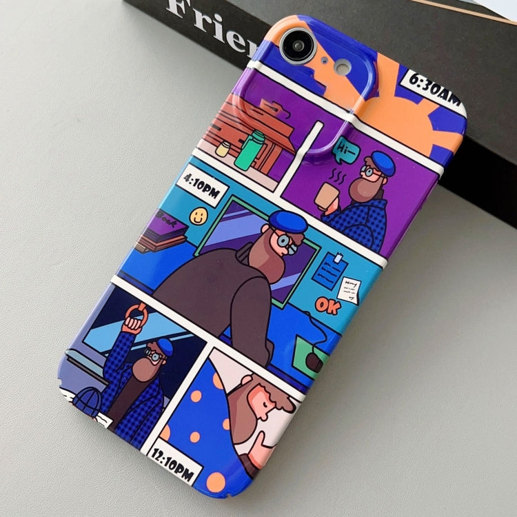 Painted Pattern Precise Hole PC Phone Case, For iPhone SE 2022 / 2020 / 8 / 7