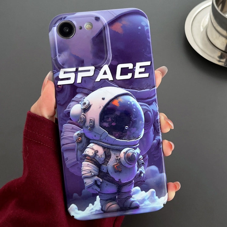 Painted Pattern Precise Hole PC Phone Case, For iPhone SE 2022 / 2020 / 8 / 7