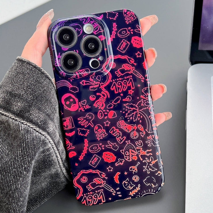 Painted Pattern Precise Hole PC Phone Case, For iPhone 13 Pro Max