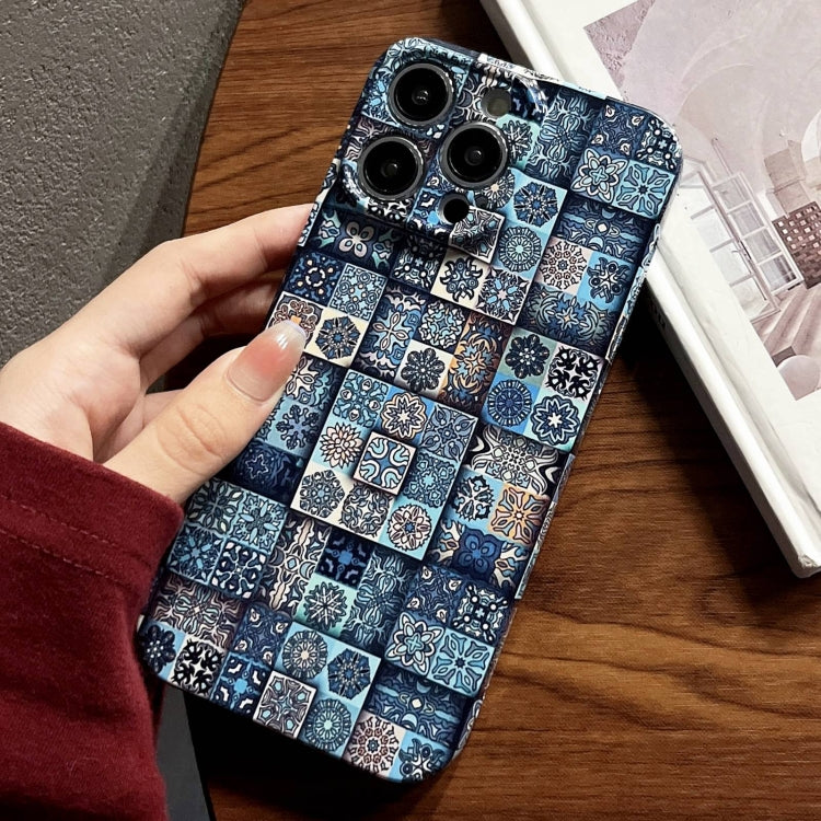 Painted Pattern Precise Hole PC Phone Case, For iPhone 13 Pro