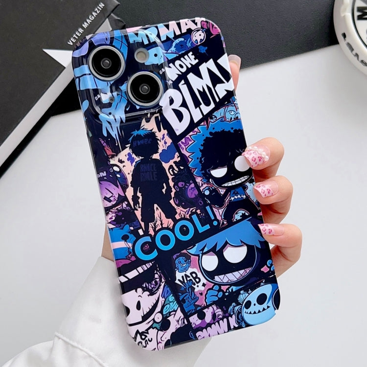 Painted Pattern Precise Hole PC Phone Case, For iPhone 13