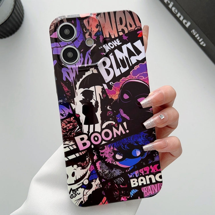 Painted Pattern Precise Hole PC Phone Case, For iPhone 12