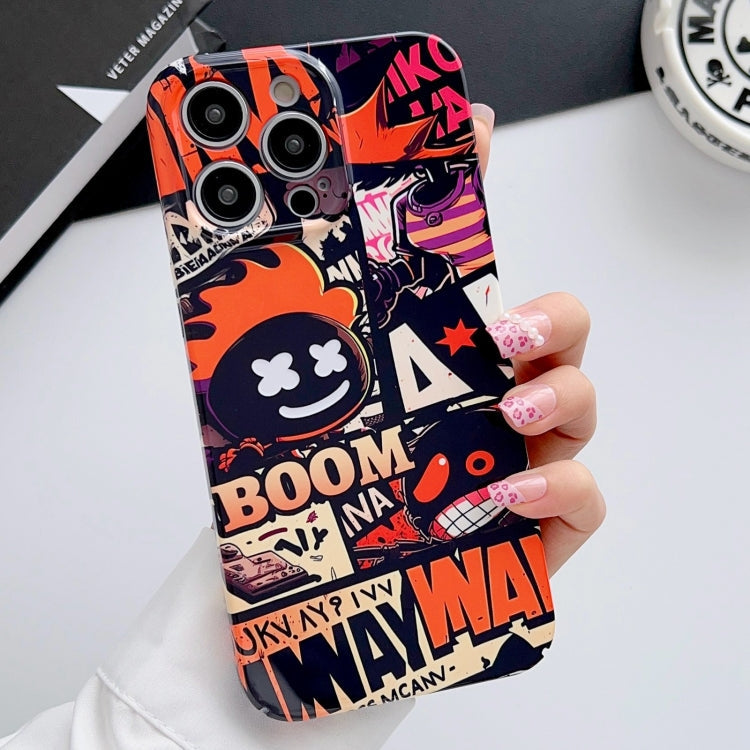 Painted Pattern Precise Hole PC Phone Case, For iPhone 12 Pro Max
