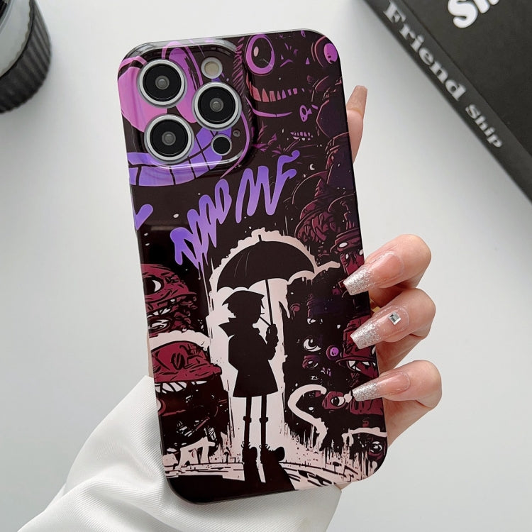 Painted Pattern Precise Hole PC Phone Case, For iPhone 12 Pro