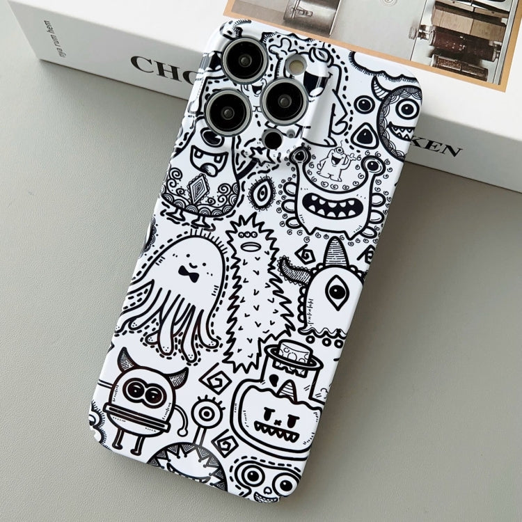 Painted Pattern Precise Hole PC Phone Case, For iPhone 12 Pro