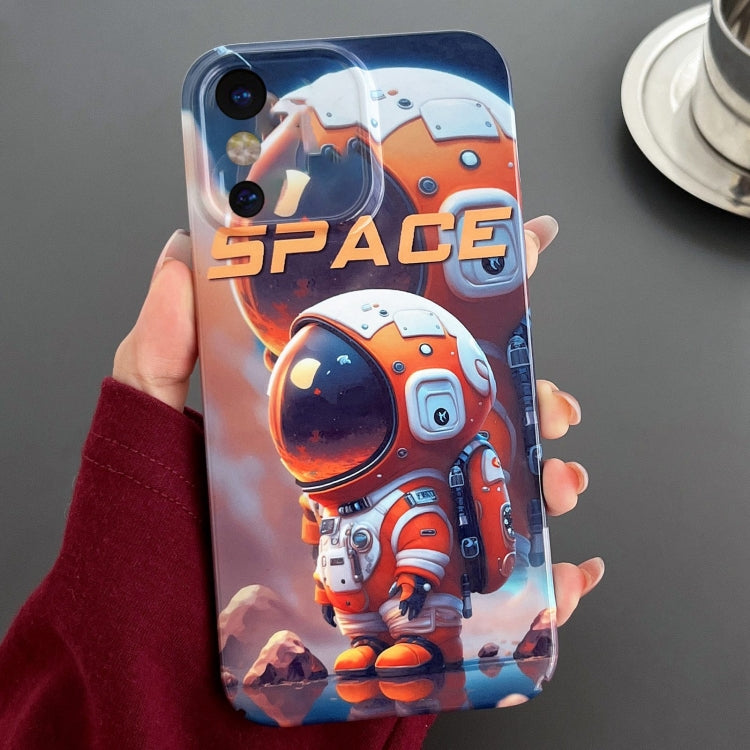 Painted Pattern Precise Hole PC Phone Case, For iPhone X / XS