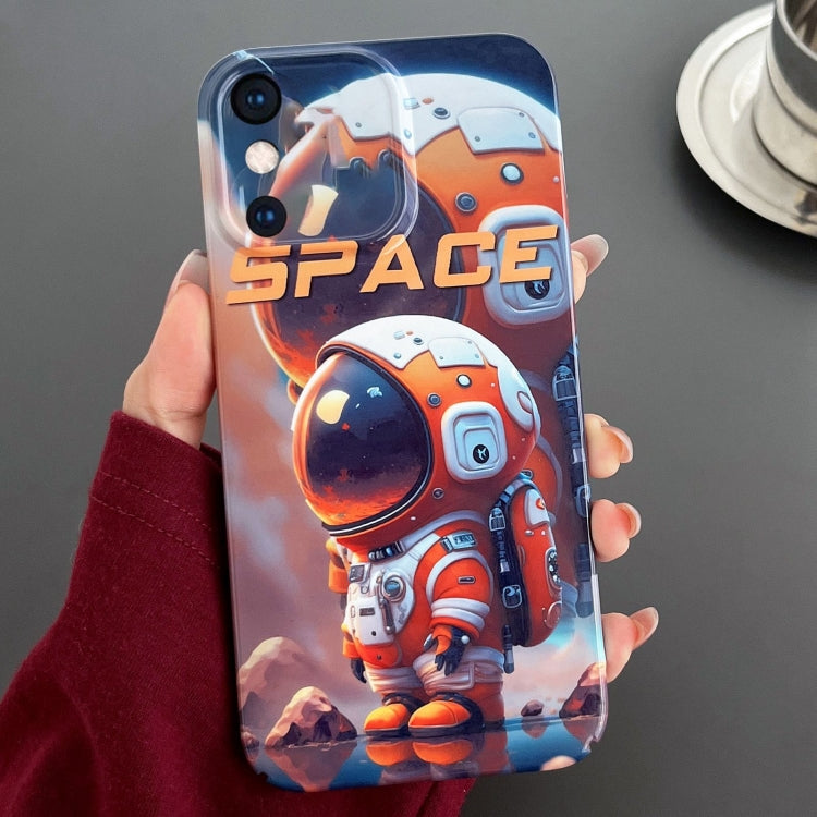 Painted Pattern Precise Hole PC Phone Case, For iPhone XS Max