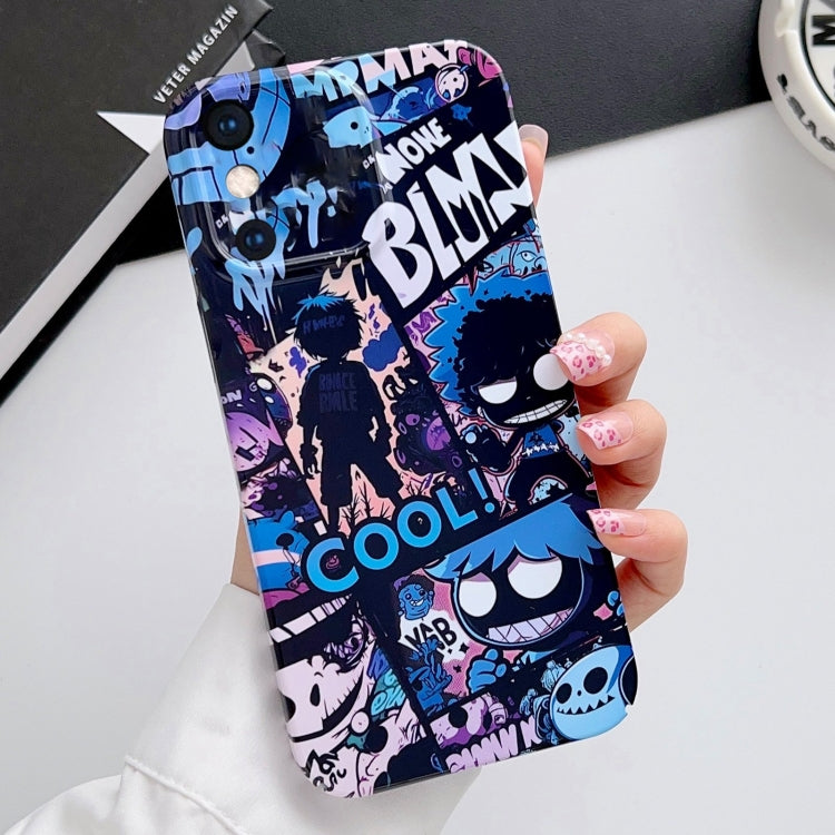 Painted Pattern Precise Hole PC Phone Case, For iPhone XS Max