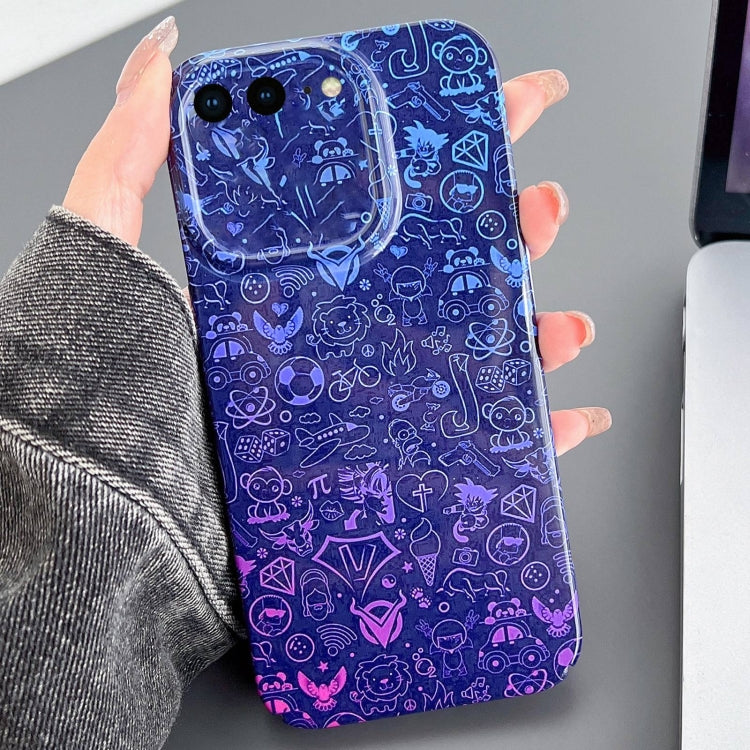 Painted Pattern Precise Hole PC Phone Case, For iPhone 8 Plus / 7 Plus