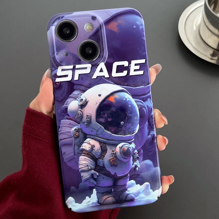 Painted Pattern Precise Hole PC Phone Case, For iPhone 15