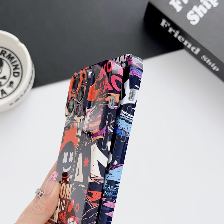 Painted Pattern Precise Hole PC Phone Case, For iPhone 14 Plus
