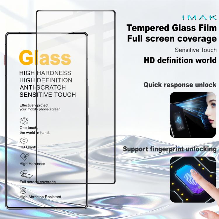 imak 9H Surface Hardness Full Screen Tempered Glass Film Pro+ Series, For ZTE nubia RedMagic 11 Air 5G, For ZTE nubia V80 Max / Blade V80 Max, For ZTE nubia V80 Design, For ZTE nubia Z80 Ultra, For ZTE nubia RedMagic 11 Pro 5G/11 Pro+ 5G               ...