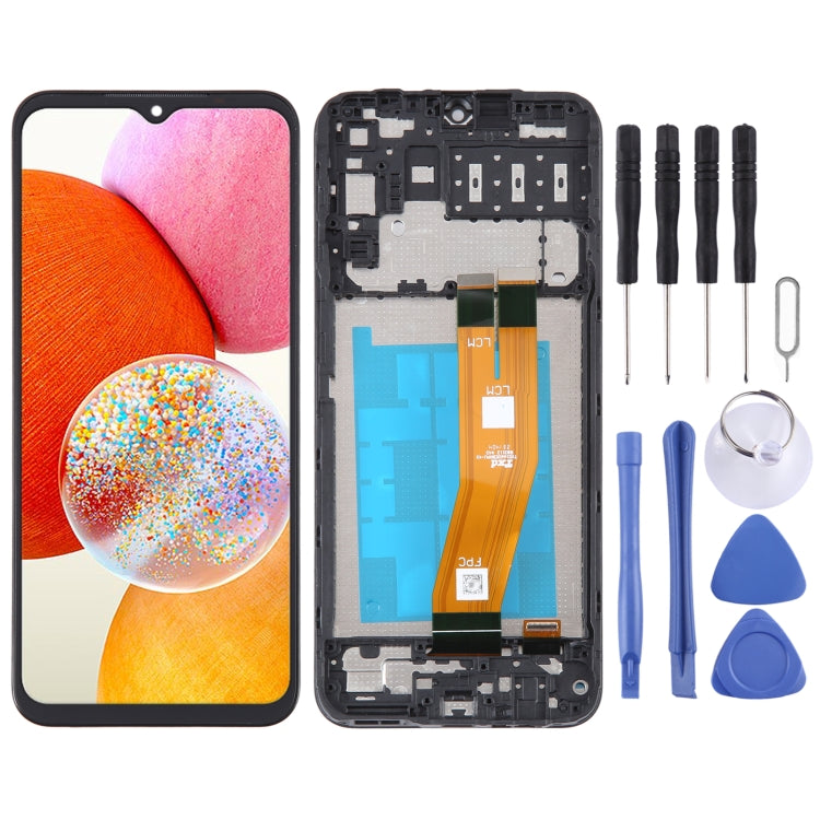 Original LCD Screen Digitizer Full Assembly with Frame, For Samsung Galaxy A25 SM-A256B, For Samsung Galaxy A15 5G SM-A156B, For Samsung Galaxy A35 SM-A356B, For Samsung Galaxy A05s SM-A057F, For Samsung Galaxy M14 SM-M146B                             ...