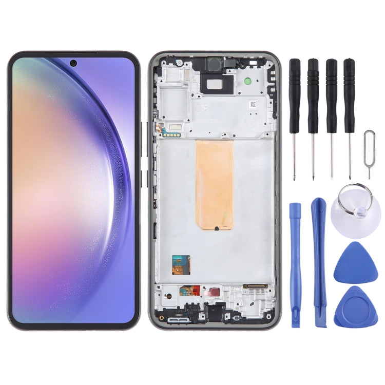 Original LCD Screen Digitizer Full Assembly with Frame, For Samsung Galaxy A25 SM-A256B, For Samsung Galaxy A15 5G SM-A156B, For Samsung Galaxy A35 SM-A356B, For Samsung Galaxy A05s SM-A057F, For Samsung Galaxy M14 SM-M146B                             ...