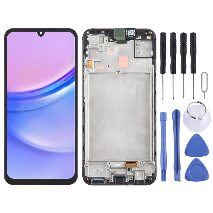 Original LCD Screen Digitizer Full Assembly with Frame, For Samsung Galaxy A25 SM-A256B, For Samsung Galaxy A15 5G SM-A156B, For Samsung Galaxy A35 SM-A356B, For Samsung Galaxy A05s SM-A057F, For Samsung Galaxy M14 SM-M146B                             ...