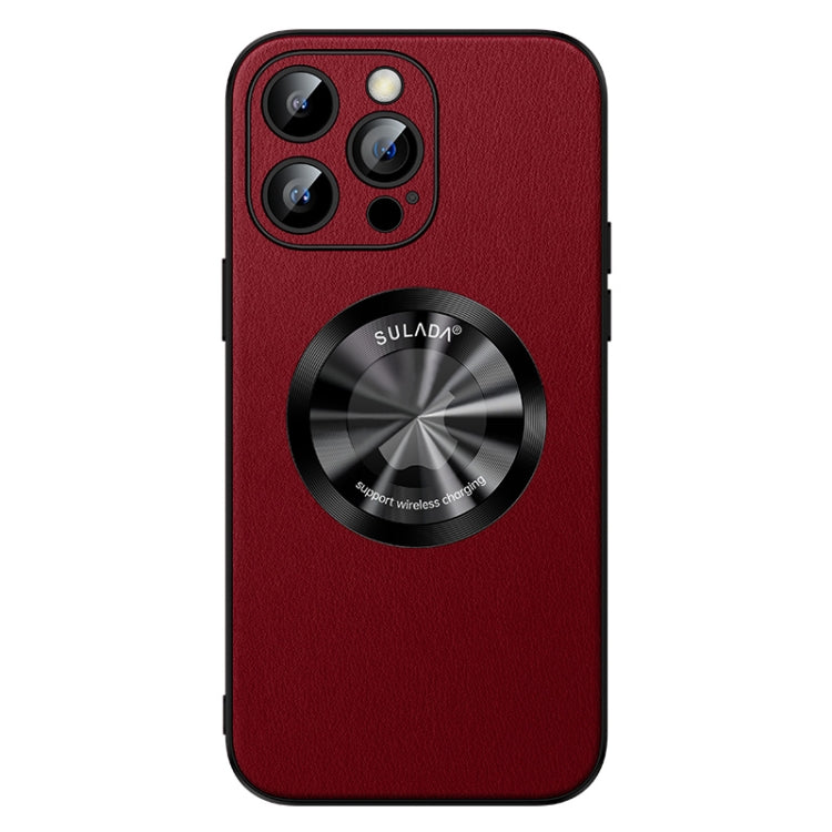 SULADA Microfiber Leather MagSafe Magnetic Phone Case, For iPhone 14 Pro, For iPhone 14 Pro Max, For iPhone 13 Pro Max