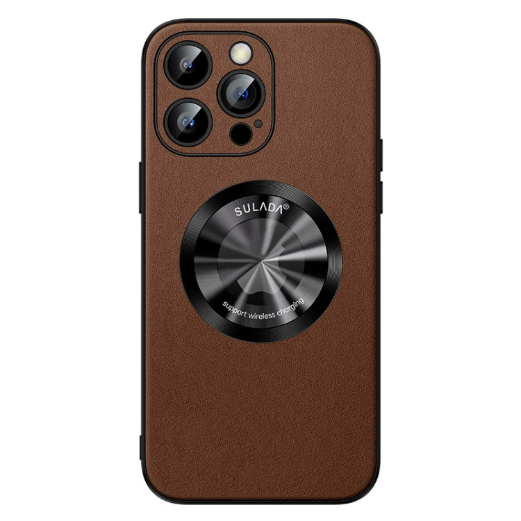 SULADA Microfiber Leather MagSafe Magnetic Phone Case, For iPhone 14 Pro, For iPhone 14 Pro Max, For iPhone 13 Pro Max