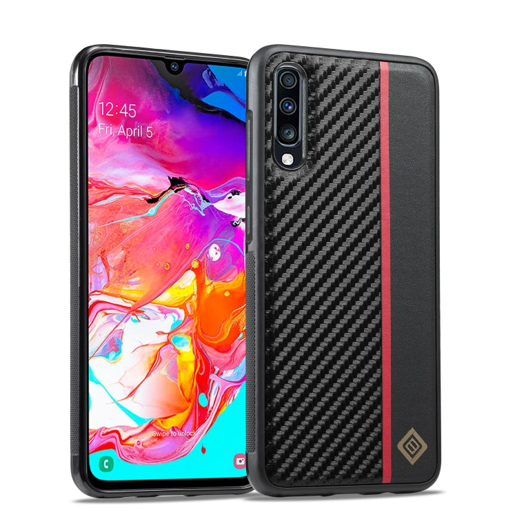 LC.IMEEKE 3 in 1 Carbon Fiber Texture Shockproof Phone Case, For Samsung Galaxy S20 Ultra, For Samsung Galaxy Note20 Ultra, For Samsung Galaxy A70, For Samsung Galaxy A71 4G, For Samsung Galaxy A50, For Samsung Galaxy S21 FE, For Samsung Galaxy A51 4G ...