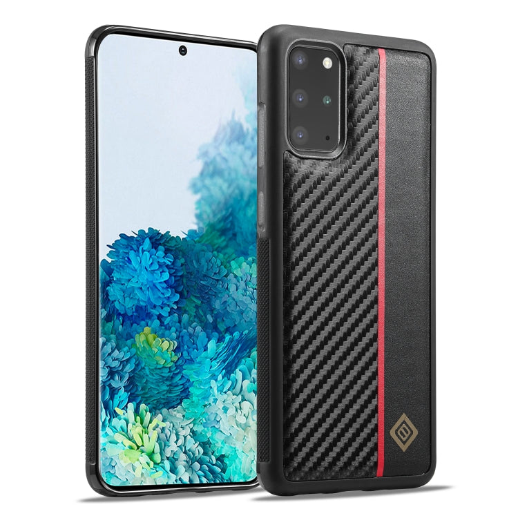 LC.IMEEKE 3 in 1 Carbon Fiber Texture Shockproof Phone Case, For Samsung Galaxy S20 Ultra, For Samsung Galaxy Note20 Ultra, For Samsung Galaxy A70, For Samsung Galaxy A71 4G, For Samsung Galaxy A50, For Samsung Galaxy S21 FE, For Samsung Galaxy A51 4G ...