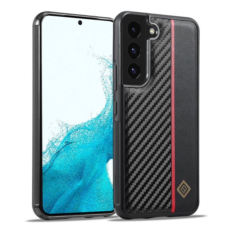 LC.IMEEKE 3 in 1 Carbon Fiber Texture Shockproof Phone Case, For Samsung Galaxy S20 Ultra, For Samsung Galaxy Note20 Ultra, For Samsung Galaxy A70, For Samsung Galaxy A71 4G, For Samsung Galaxy A50, For Samsung Galaxy S21 FE, For Samsung Galaxy A51 4G ...