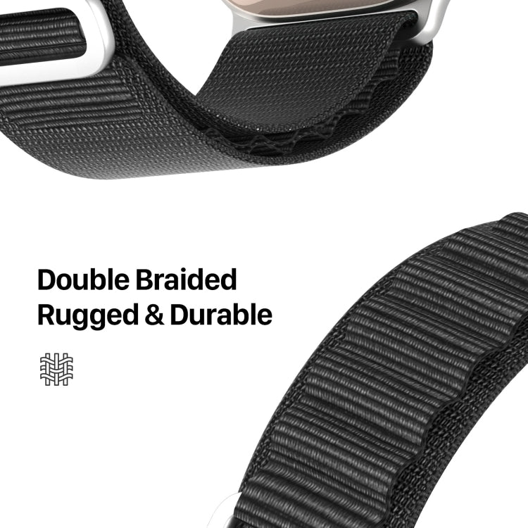 DUX DUCIS GS Series Nylon Loop Watch Band, For Apple Watch Ultra 49mm, For Apple Watch SE 2023 44mm, For Apple Watch SE 2023 40mm, For Apple Watch Ultra 2 49mm, For Apple Watch SE 2022 40mm, For Apple Watch Series 9 45mm