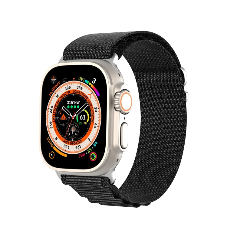 DUX DUCIS GS Series Nylon Loop Watch Band, For Apple Watch Ultra 49mm, For Apple Watch SE 2023 44mm, For Apple Watch SE 2023 40mm, For Apple Watch Ultra 2 49mm, For Apple Watch SE 2022 40mm, For Apple Watch Series 9 45mm