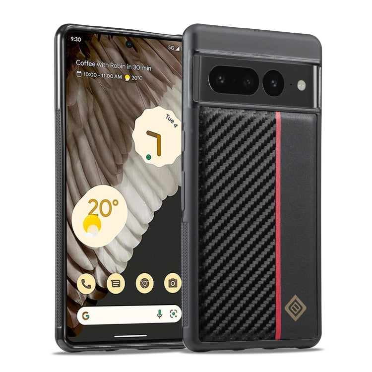 LC.IMEEKE 3 in 1 Carbon Fiber Texture Shockproof Phone Case, For Google Pixel 10 Pro XL, For Google Pixel 10 / 10 Pro, For Google Pixel 9a, For Google Pixel 9 Pro XL, For Google Pixel 9 / 9 Pro, For Google Pixel 8, For Google Pixel 7A                  ...
