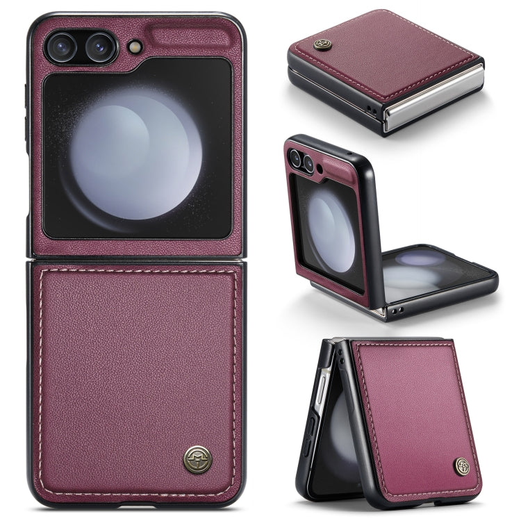 CaseMe 023 Butterfly Buckle Litchi Texture RFID Anti-theft Leather Phone Case, For Samsung Galaxy Z Flip6 / Flip7 FE, For Samsung Galaxy Z Fold6 5G, For Samsung Galaxy Z Fold5, For Samsung Galaxy Z Flip5