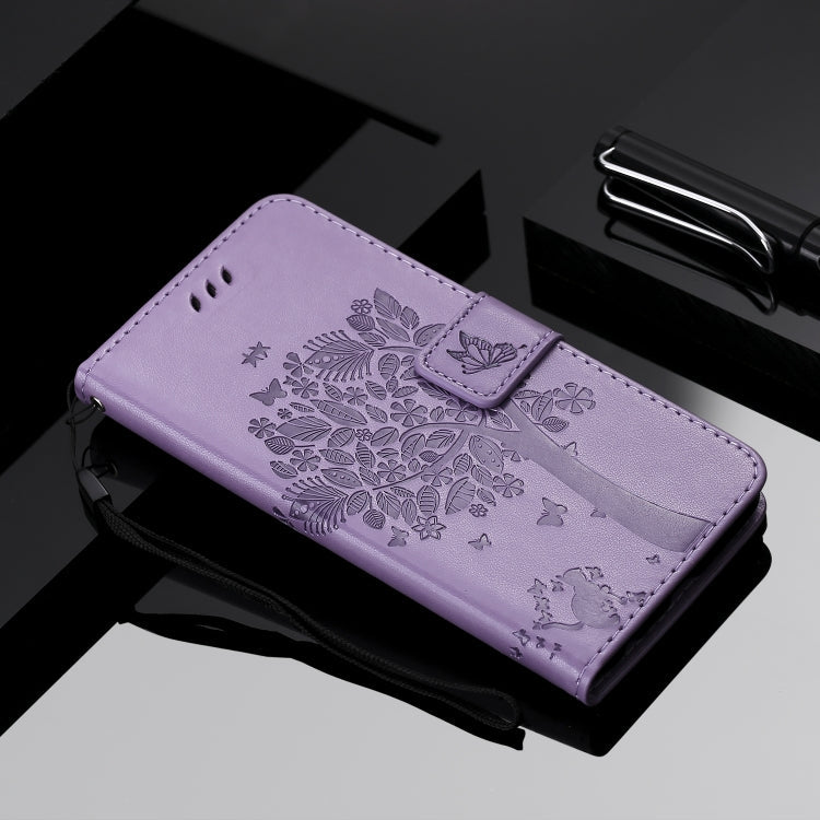 Tree & Cat Embossed Pattern Horizontal Flip Leather Case with Holder & Card Slots & Wallet & Lanyard, For Xiaomi Redmi K30 Pro, For Huawei Nova 7 Pro
