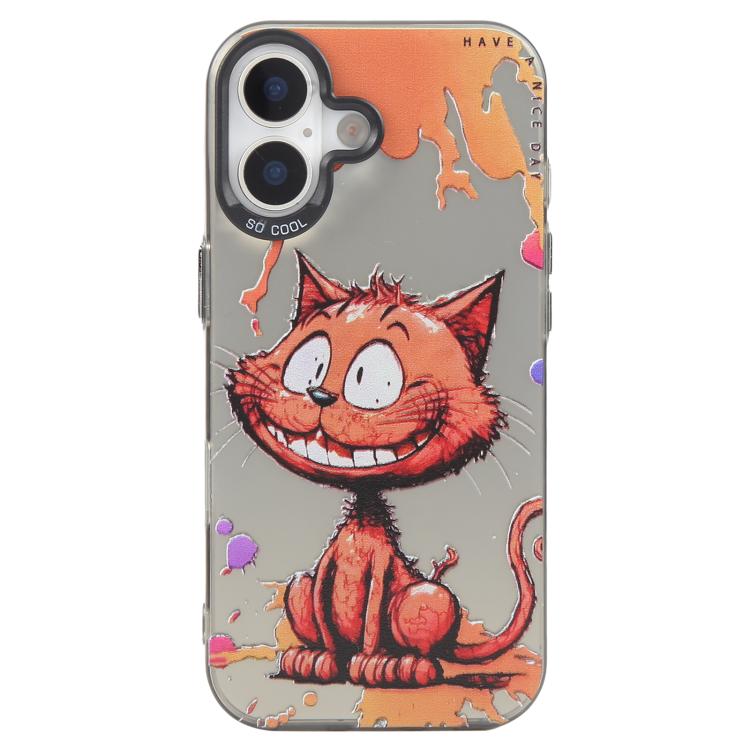 Animal Pattern Oil Painting Series PC + TPU Phone Case, For iPhone 16