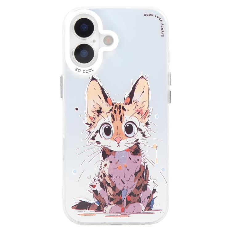 Animal Pattern Oil Painting Series PC + TPU Phone Case, For iPhone 16