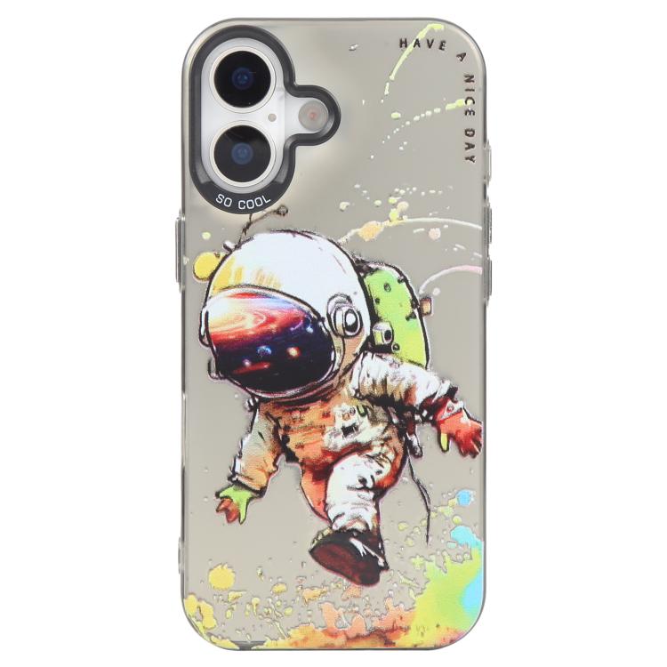 Animal Pattern Oil Painting Series PC + TPU Phone Case, For iPhone 16